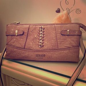 Guess light pink purse